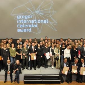 Gruppenfoto der Preisträger (Quelle Homepage „www.gregor-calendar-award.com“ - Foto Udo Beier)