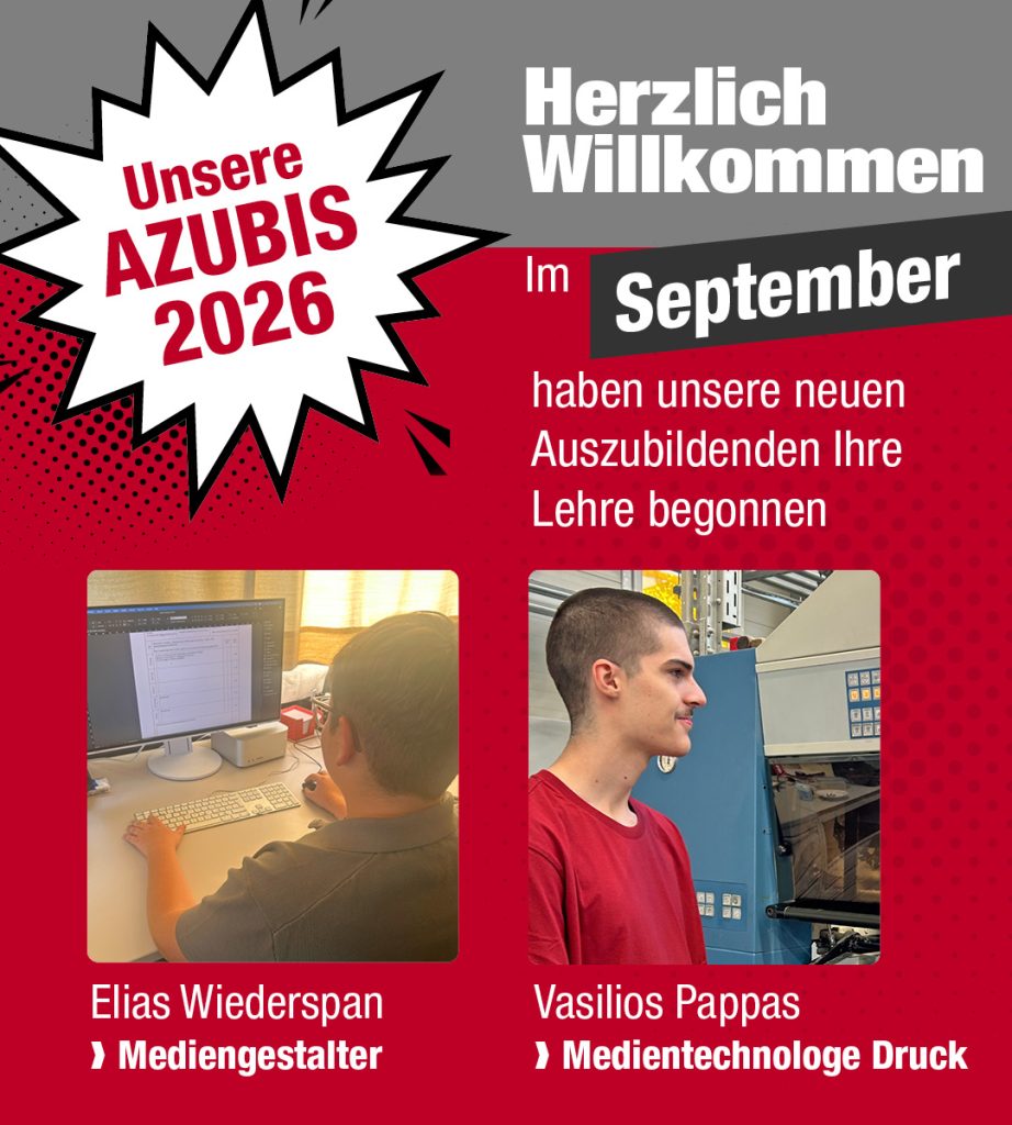Herzlich Willkommen an unsere Azubis 2026.